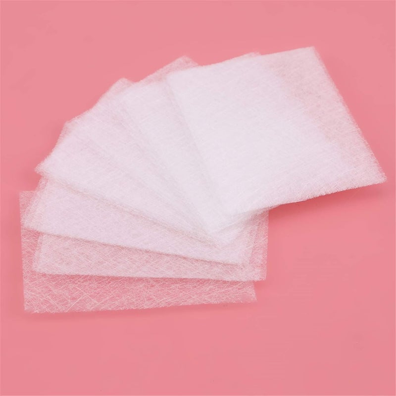 Weicoca 20Pcs White Nails Kit, Fiberglass Nail Art Builder Wrap Sticker Tips with Shape Clip Repair Broken Nails, Nail Tips Clip for Extension Nail Art, Nail Art Accessories Nail Art Decals Stickers - Image 2